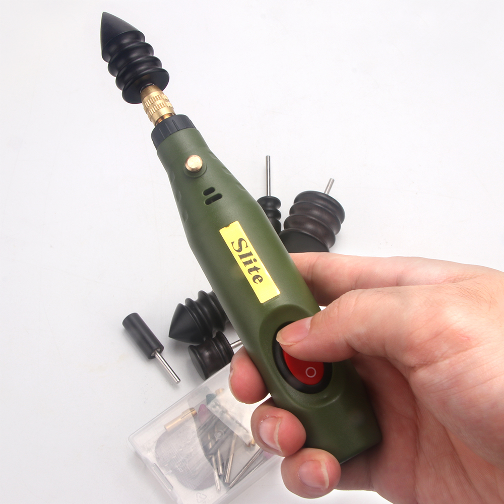 Portable Mini Leather Polishin - огляд і ціна Leather Punch Revolving